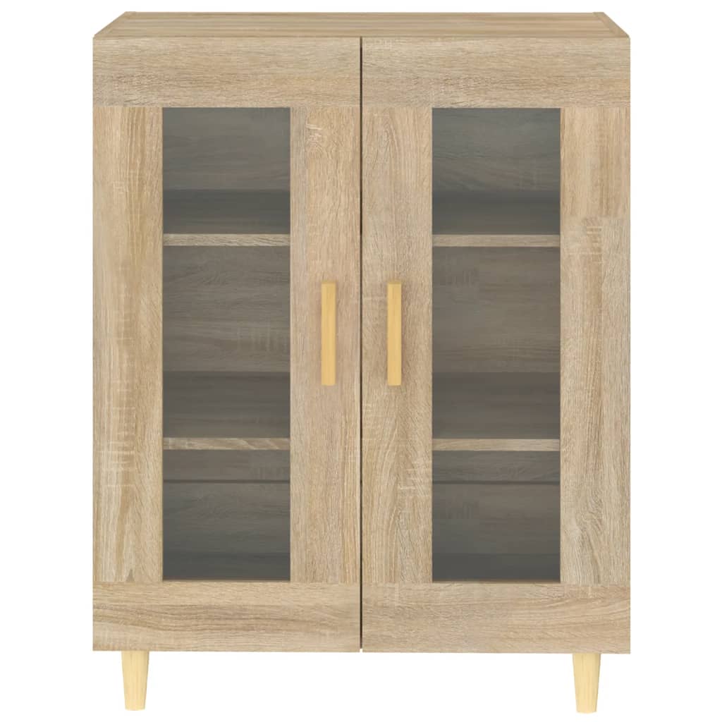 Dressoir 69,5X34X90 Cm Bewerkt Hout Sonoma Eikenkleurig 1