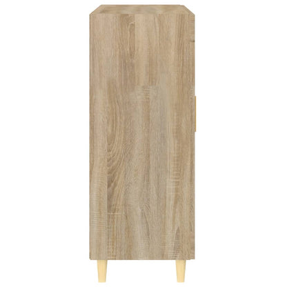 Dressoir 69,5X34X90 Cm Bewerkt Hout Sonoma Eikenkleurig 1