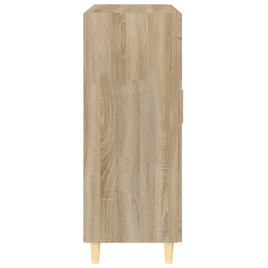 Dressoir 69,5X34X90 Cm Bewerkt Hout Sonoma Eikenkleurig 1