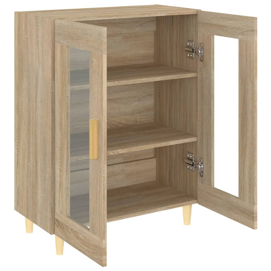 Dressoir 69,5X34X90 Cm Bewerkt Hout Sonoma Eikenkleurig 1