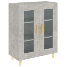 Dressoir 69,5X34X90 Cm Bewerkt Hout Betongrijs