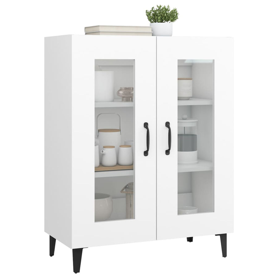 Dressoir 69,5X34X90 Cm Bewerkt Hout Wit