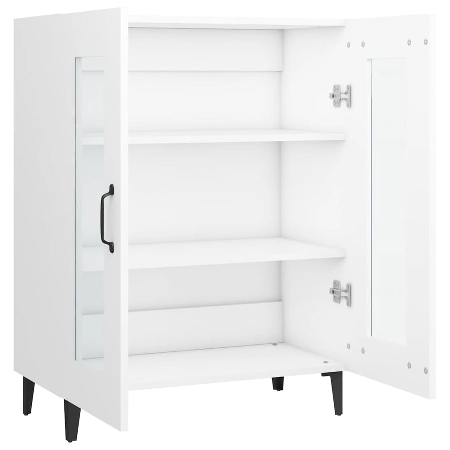 Dressoir 69,5X34X90 Cm Bewerkt Hout Wit