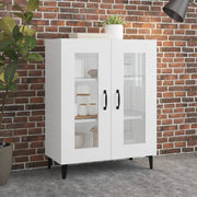 Dressoir 69,5x34x90 cm bewerkt hout wit wandmontage