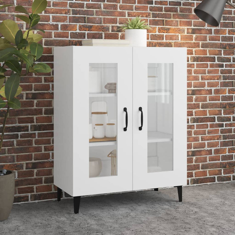 Dressoir 69,5X34X90 Cm Bewerkt Hout Wit