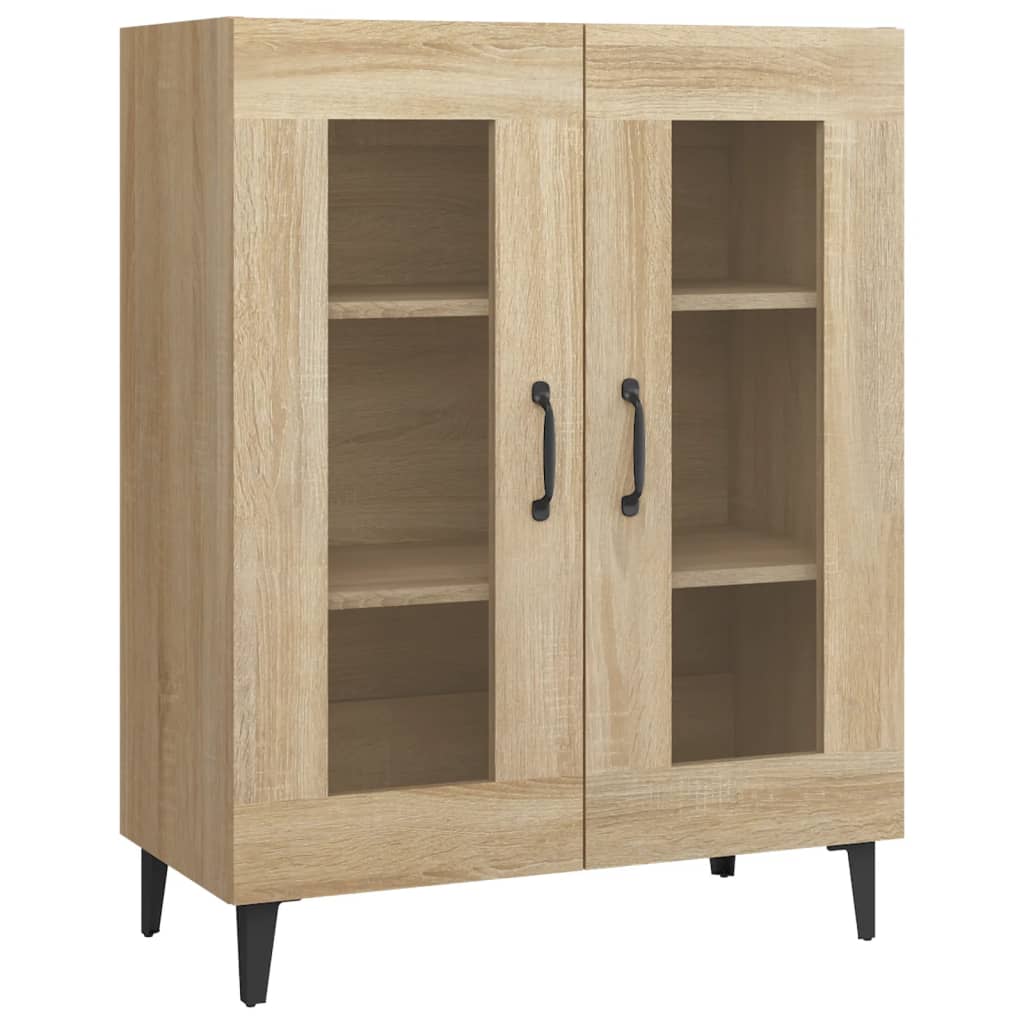 Dressoir 69,5X34X90 Cm Bewerkt Hout Sonoma Eikenkleurig