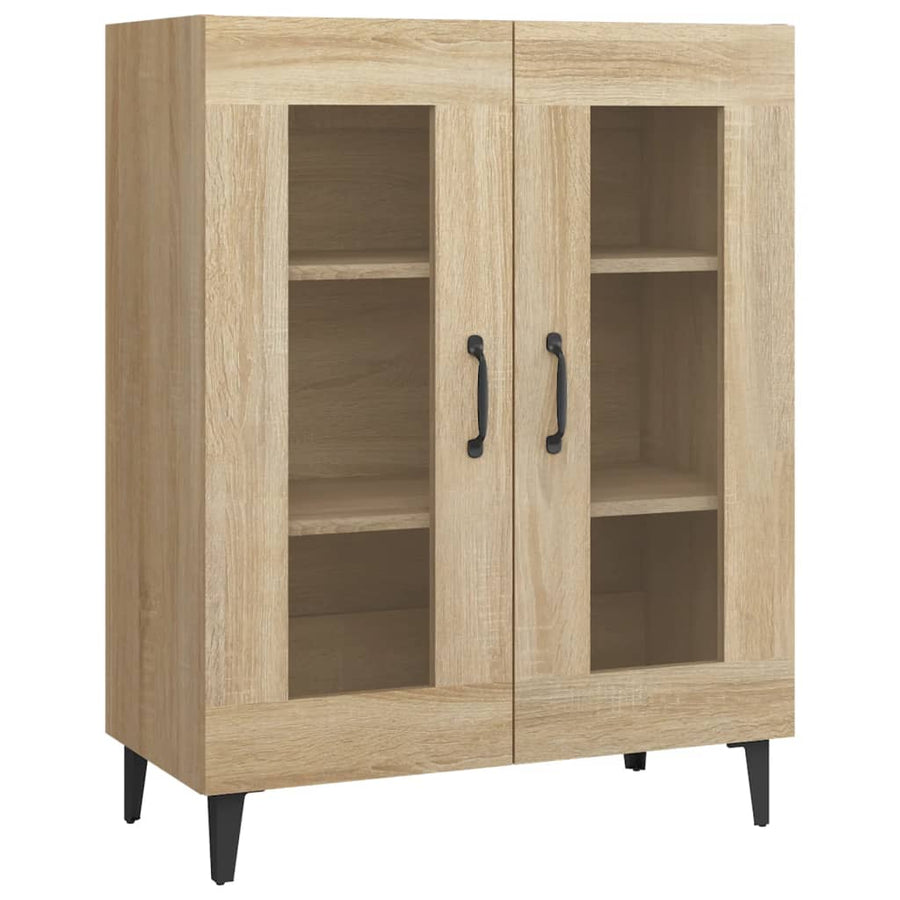 Dressoir 69,5X34X90 Cm Bewerkt Hout Sonoma Eikenkleurig