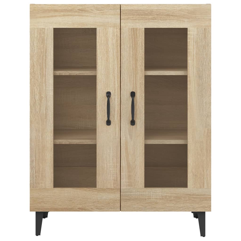 Dressoir 69,5X34X90 Cm Bewerkt Hout Sonoma Eikenkleurig