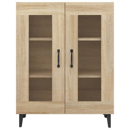 Dressoir 69,5X34X90 Cm Bewerkt Hout Sonoma Eikenkleurig
