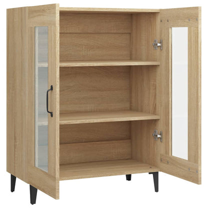 Dressoir 69,5X34X90 Cm Bewerkt Hout Sonoma Eikenkleurig