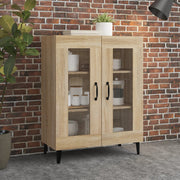 Dressoir 69,5x34x90 cm bewerkt hout sonoma eiken