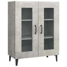 Dressoir 69,5X34X90 Cm Bewerkt Hout Betongrijs