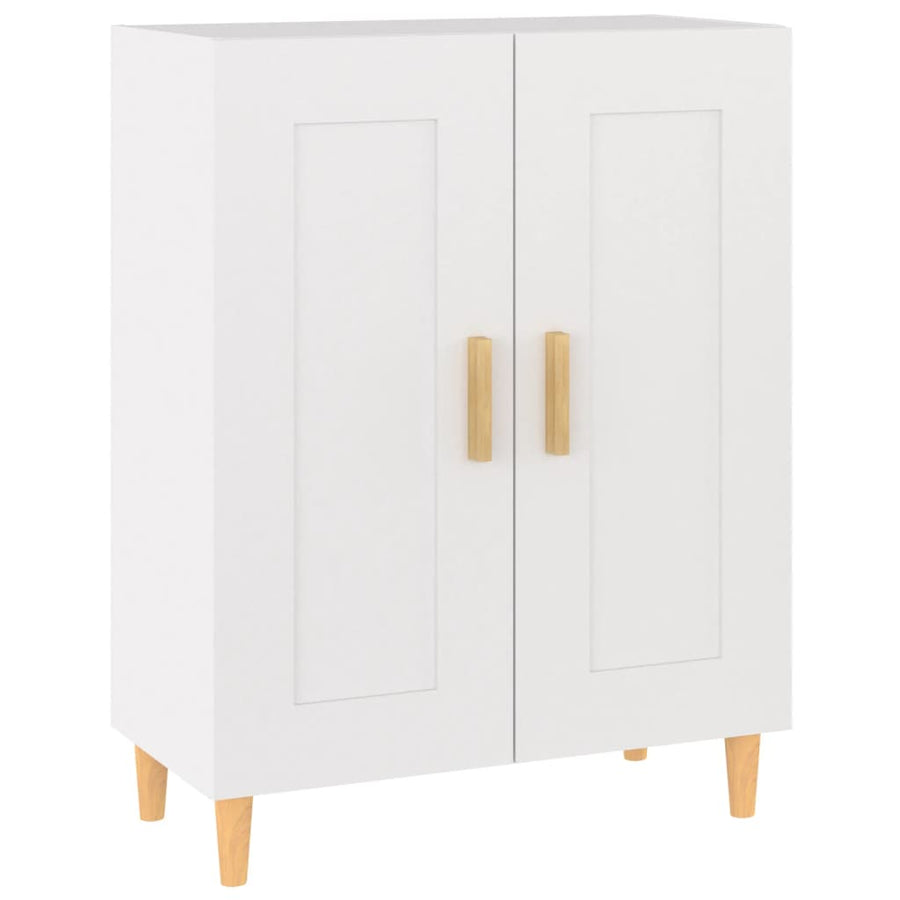 Dressoir 69,5X34X90 Cm Bewerkt Hout Wit