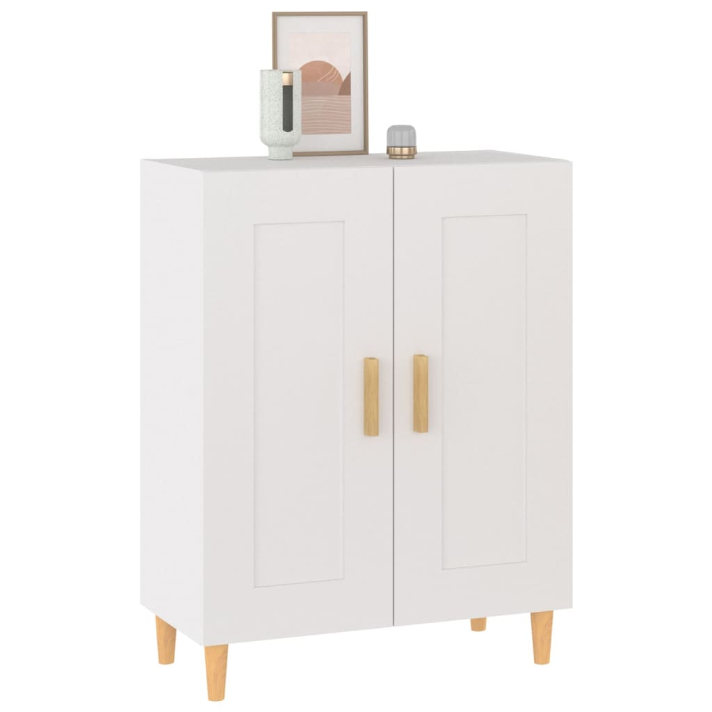 Dressoir 69,5X34X90 Cm Bewerkt Hout Wit