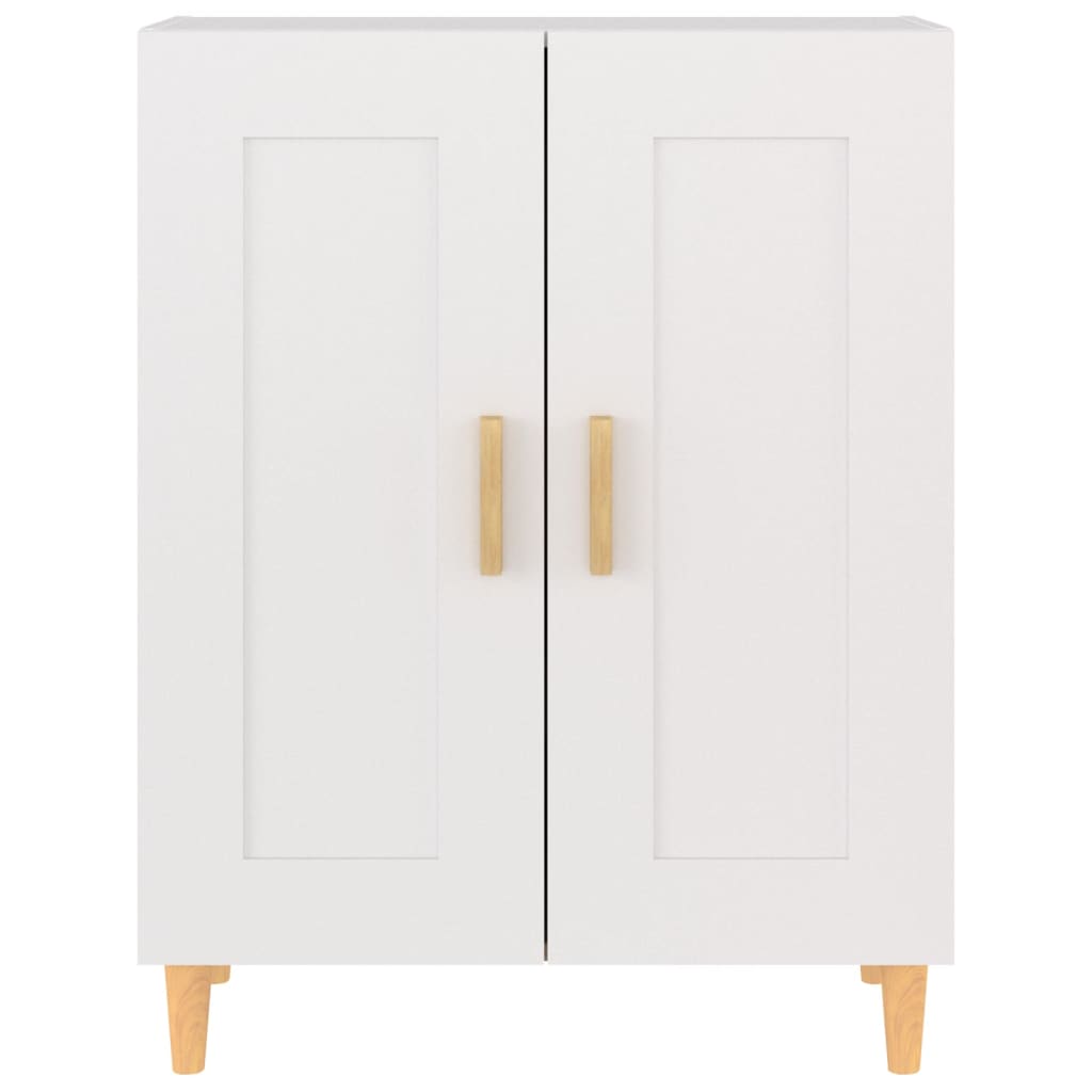 Dressoir 69,5X34X90 Cm Bewerkt Hout Wit