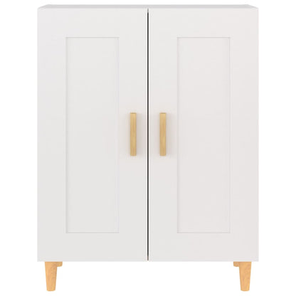 Dressoir 69,5X34X90 Cm Bewerkt Hout Wit