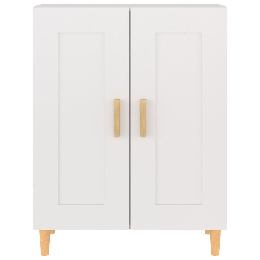 Dressoir 69,5X34X90 Cm Bewerkt Hout Wit
