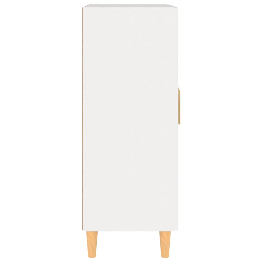 Dressoir 69,5X34X90 Cm Bewerkt Hout Wit