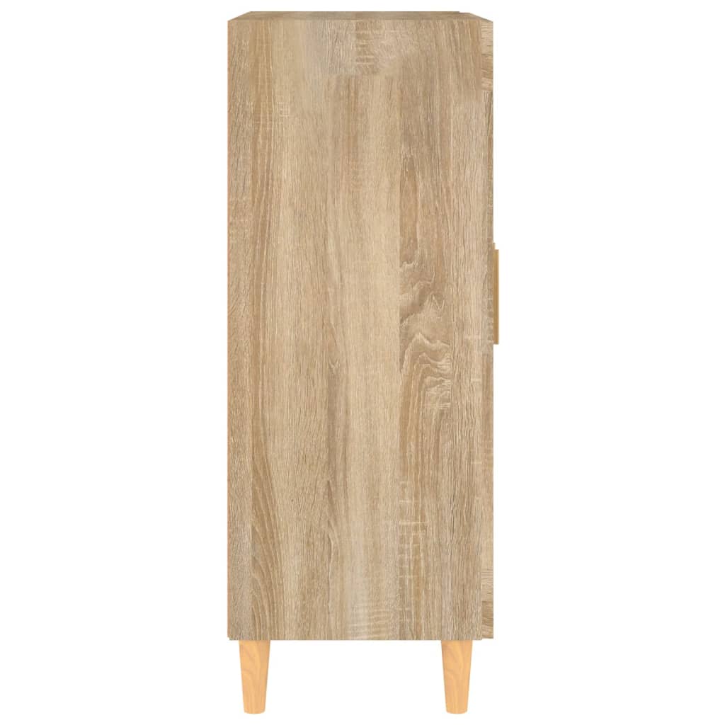 Dressoir 69,5X34X90 Cm Bewerkt Hout Kleurig Sonoma eiken