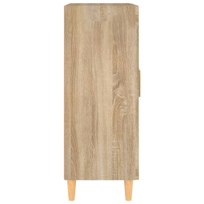 Dressoir 69,5X34X90 Cm Bewerkt Hout Kleurig Sonoma eiken