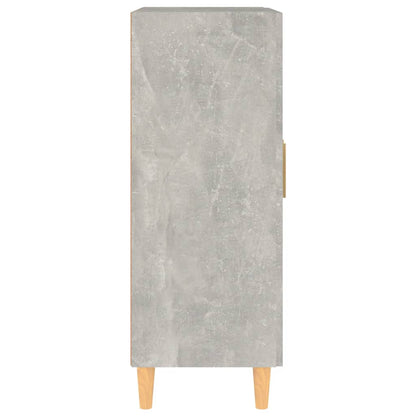 Dressoir 69,5X34X90 Cm Bewerkt Hout Betongrijs