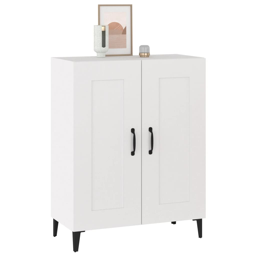 Dressoir 69,5X34X90 Cm Bewerkt Hout Wit
