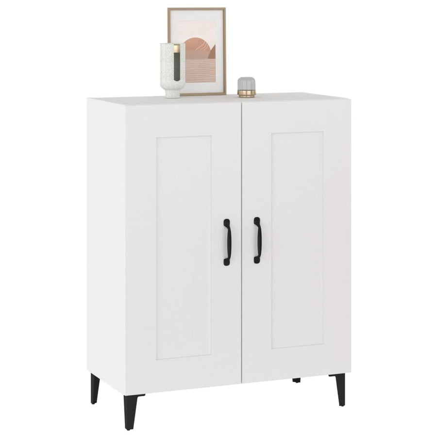 Dressoir 69,5X34X90 Cm Bewerkt Hout Wit