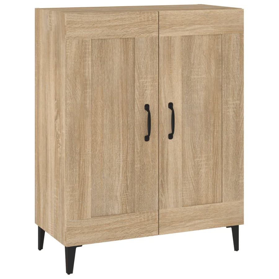 Dressoir 69,5X34X90 Cm Bewerkt Hout Sonoma Eikenkleurig