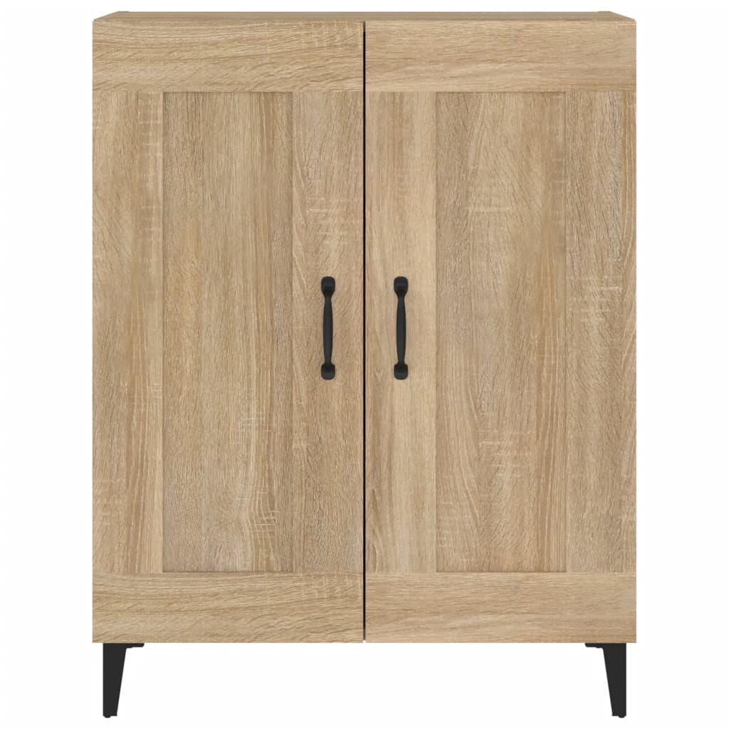 Dressoir 69,5X34X90 Cm Bewerkt Hout Sonoma Eikenkleurig