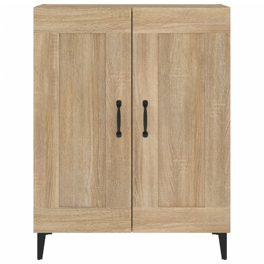 Dressoir 69,5X34X90 Cm Bewerkt Hout Sonoma Eikenkleurig