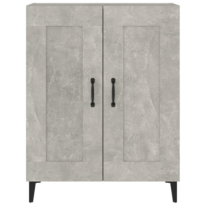 Dressoir 69,5X34X90 Cm Bewerkt Hout Betongrijs