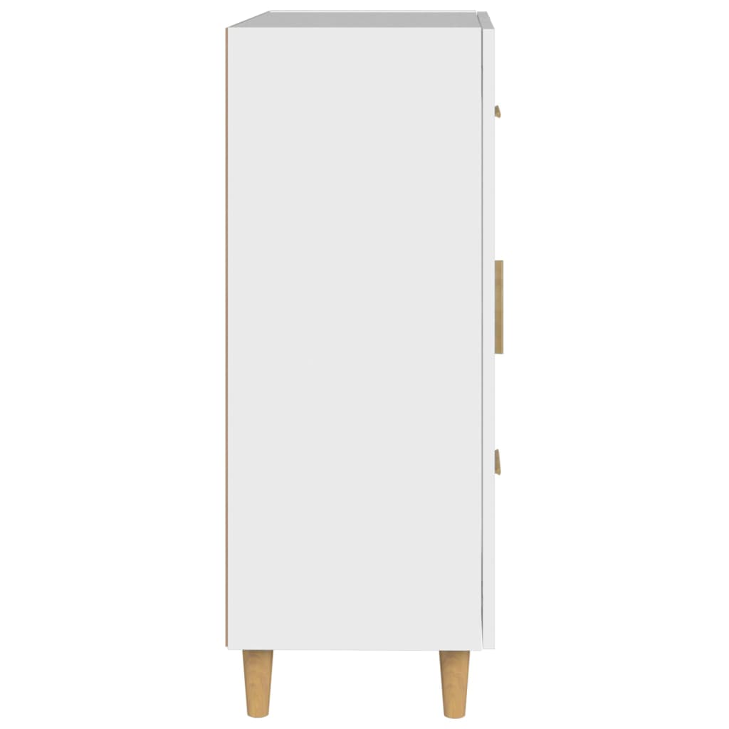 Dressoir 69,5X34X90 Cm Bewerkt Hout Wit