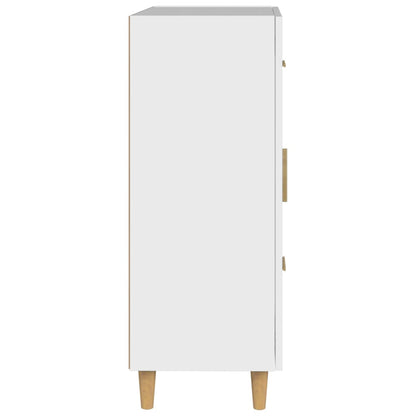 Dressoir 69,5X34X90 Cm Bewerkt Hout Wit