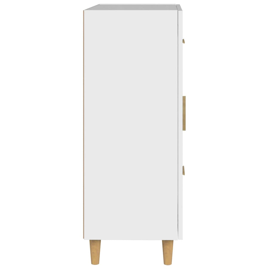 Dressoir 69,5X34X90 Cm Bewerkt Hout Wit