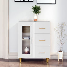 Dressoir 69,5X34X90 Cm Bewerkt Hout Wit