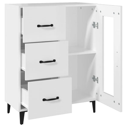 Dressoir 69,5X34X90 Cm Bewerkt Hout Wit