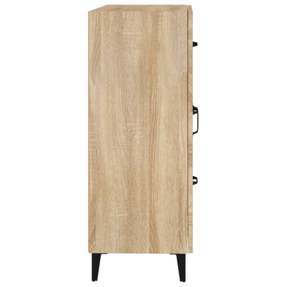 Dressoir 69,5X34X90 Cm Bewerkt Hout Kleurig Sonoma eiken