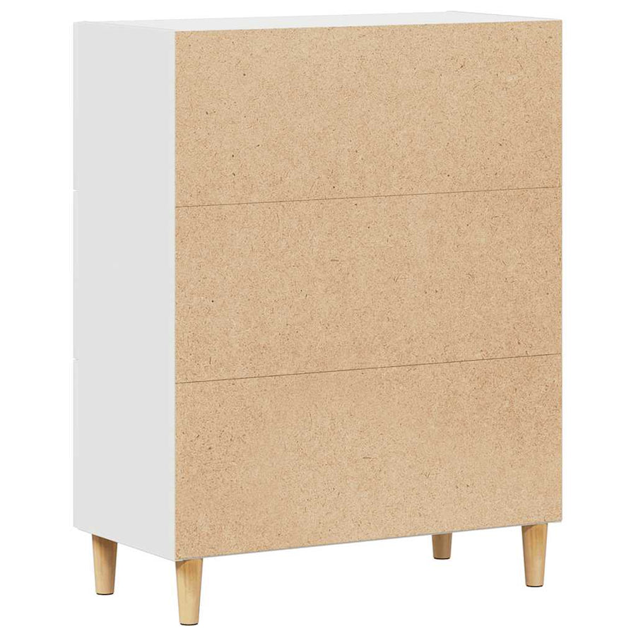 Dressoir 69,5X34X90 Cm Bewerkt Hout Wit