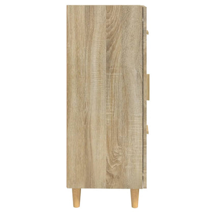 Dressoir 69,5X34X90 Cm Bewerkt Hout Sonoma Eikenkleurig