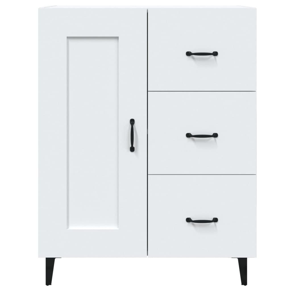 Dressoir 69,5X34X90 Cm Bewerkt Hout Wit