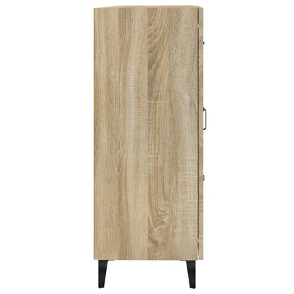 Dressoir 69,5X34X90 Cm Bewerkt Hout Sonoma Eikenkleurig