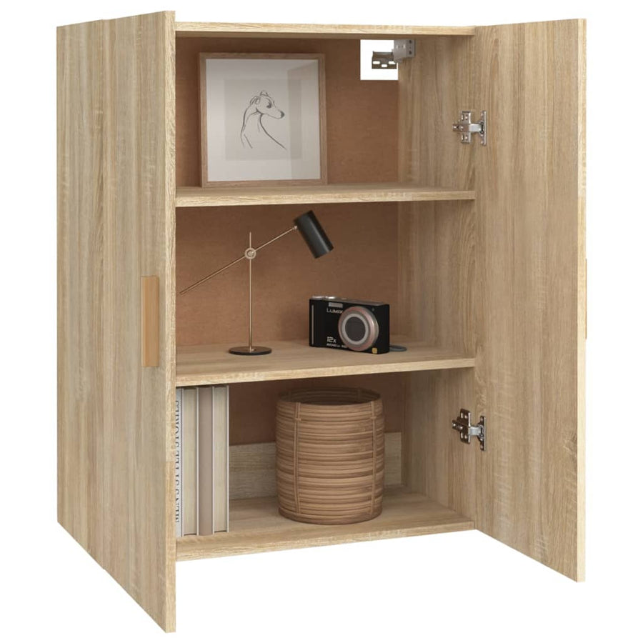 Hangkast 69,5X34X90 Cm Sonoma Eikenkleurig