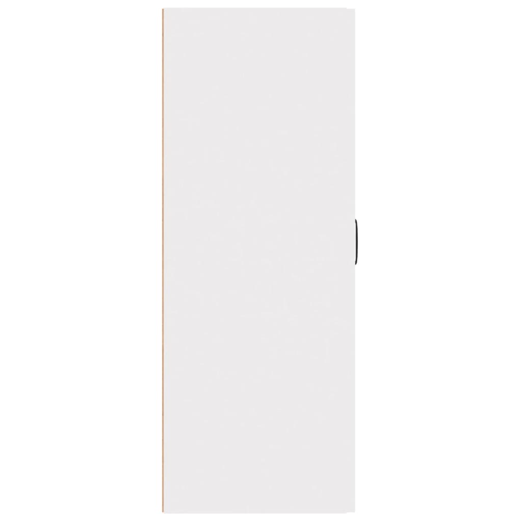 Hangkast 69,5X34X90 Cm Bewerkt Hout Wit