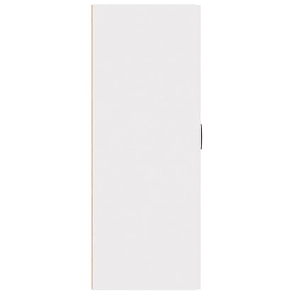 Hangkast 69,5X34X90 Cm Bewerkt Hout Wit