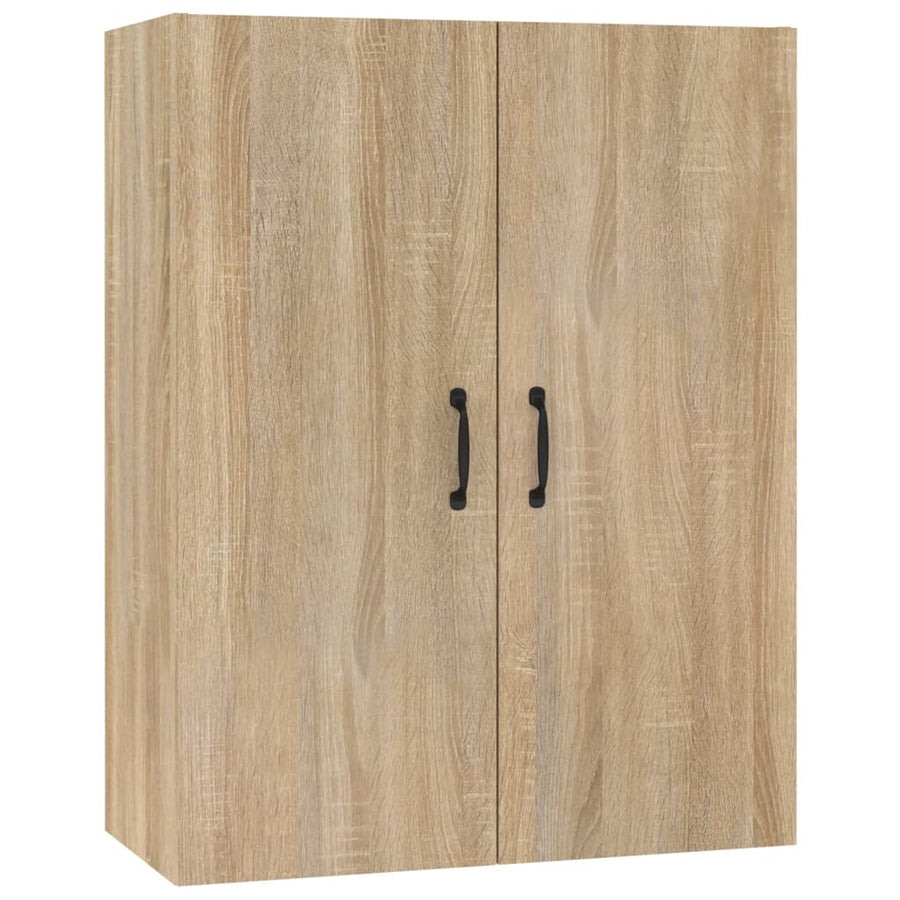 Hangkast 69,5X34X90 Cm Bewerkt Hout Sonoma Eikenkleurig
