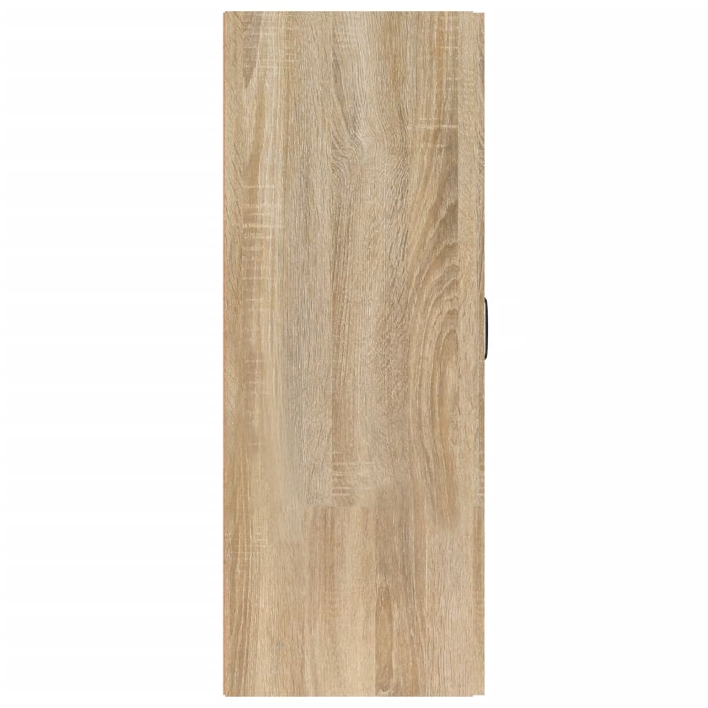Hangkast 69,5X34X90 Cm Bewerkt Hout Sonoma Eikenkleurig