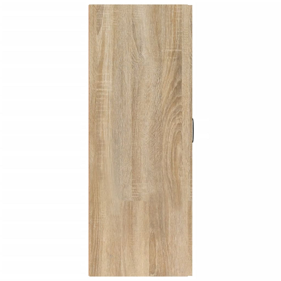 Hangkast 69,5X34X90 Cm Bewerkt Hout Sonoma Eikenkleurig