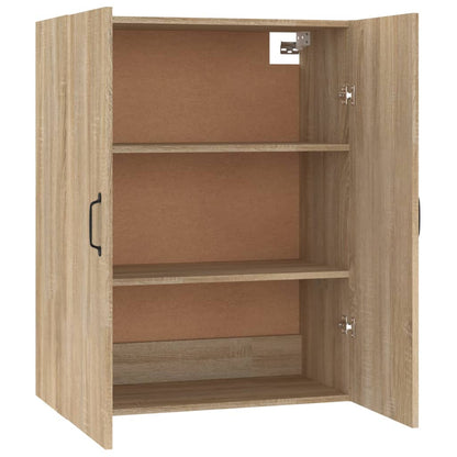 Hangkast 69,5X34X90 Cm Bewerkt Hout Sonoma Eikenkleurig