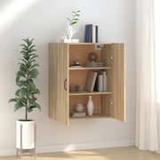 Hangkast 69,5x34x90 cm bewerkt hout sonoma eiken