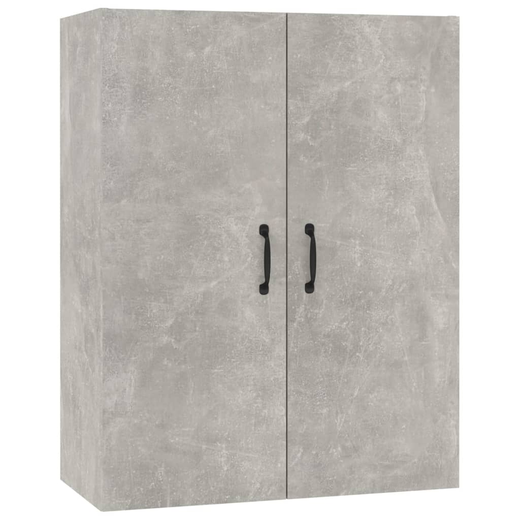 Hangkast 69,5X34X90 Cm Bewerkt Hout Betongrijs